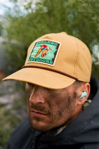 Burlebo Cap - Green Head Patch - Coyote Tan