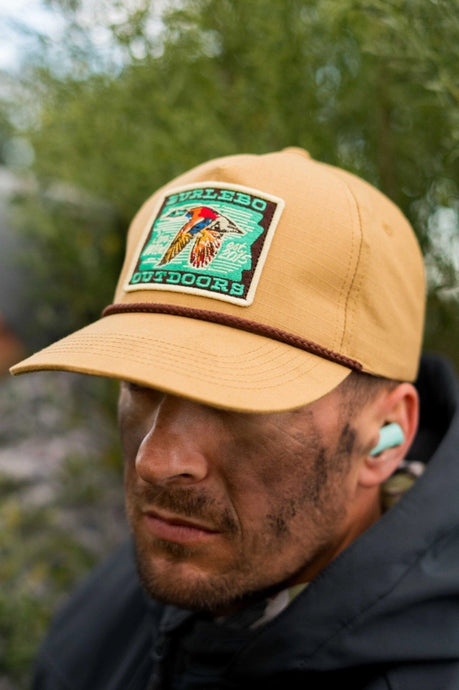 Burlebo Cap - Green Head Patch - Coyote Tan