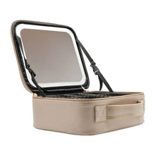 Vegan Leather Light Up Travel Case - Pink or Gold