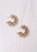 Abram Pearl Hoop Earring