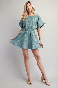 Shimmer and Sage Dress