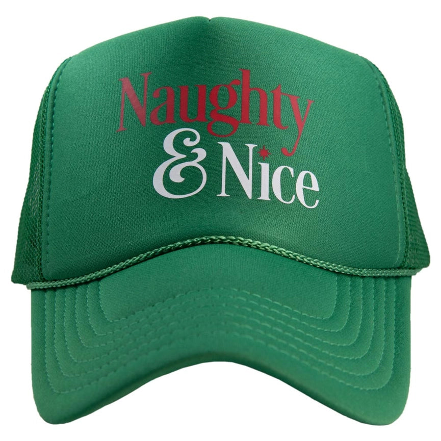 Naughty & Nice Trucker Hats