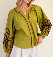 Chartreuse Top