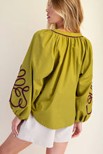 Chartreuse Top
