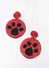 Paw Pride Beaded Earring