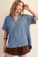 Everyday Essential Top - Slate Blue or Cream