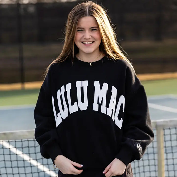 LULU MAC Black Sweatshirt