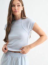 Ridge Raglan Ribbed Baby Tee