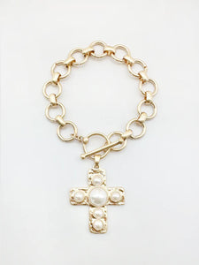 Ella Bracelet - Turquoise or Pearl