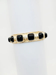 Joan Bracelet - Black or Pearl