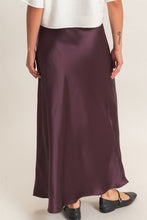 Dark Cherry Maxi Skirt