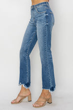 Risen Flare-Fray Jeans