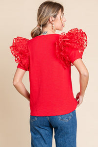 Lady in Red Top
