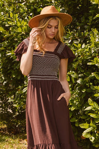 Brown to Earth Dress - Regular & Curvy