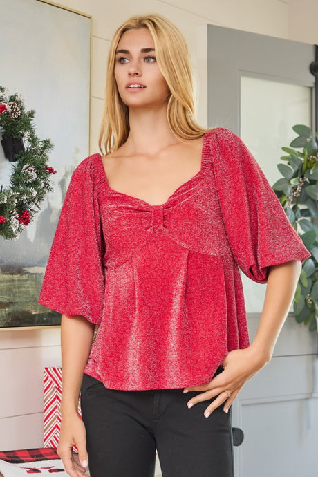 Shimmering Berry Top