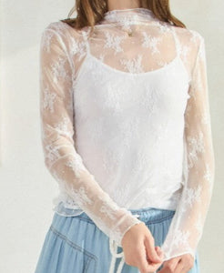 Lace Layering Top - Multiple Colors - Regular & Curvy