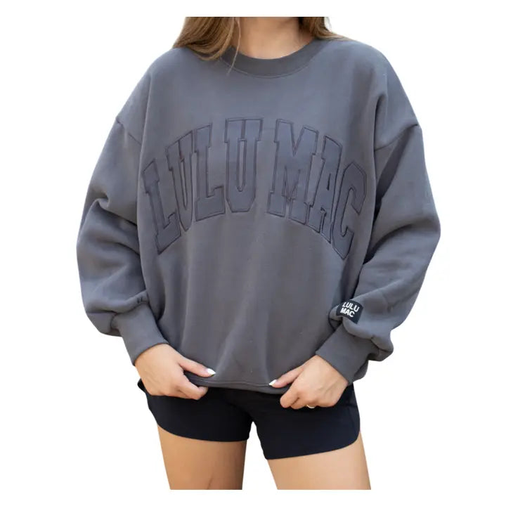 LULU MAC Dark Grey Sweatshirt