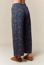 Black Leopard Pants
