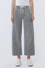 Vervet Grey Leopard Barrel Jeans