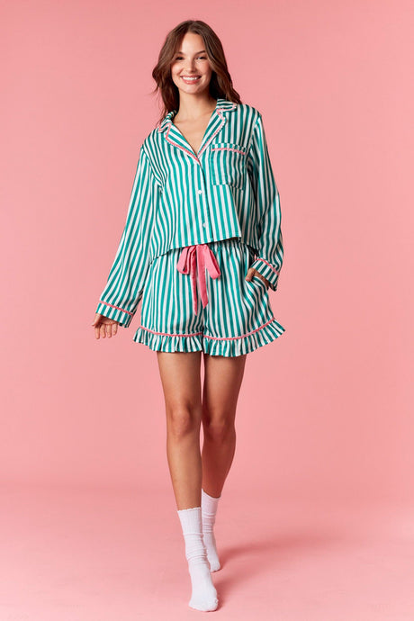 Candy Stripe Pajama Set