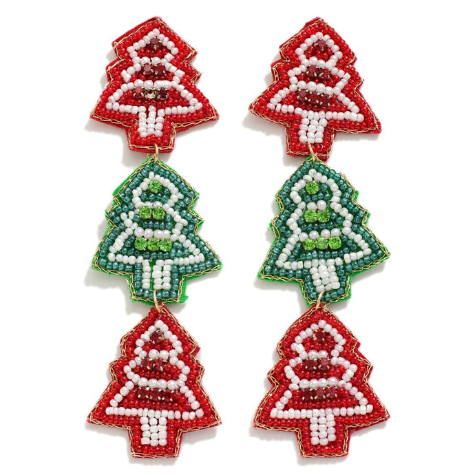 Triple Tree Earrings