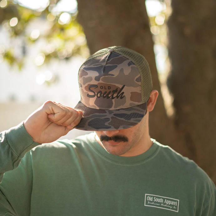 Old South Thicket Camo Trucker Hat