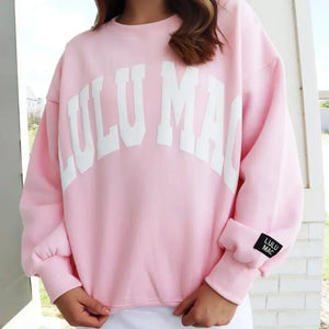 Plum/White Lulu Mac Sweatshirt main image 0