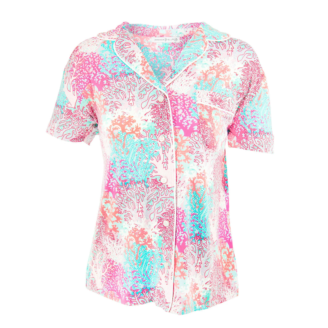Amanda Blu Pastel Coral Pajamas - Multiple Options