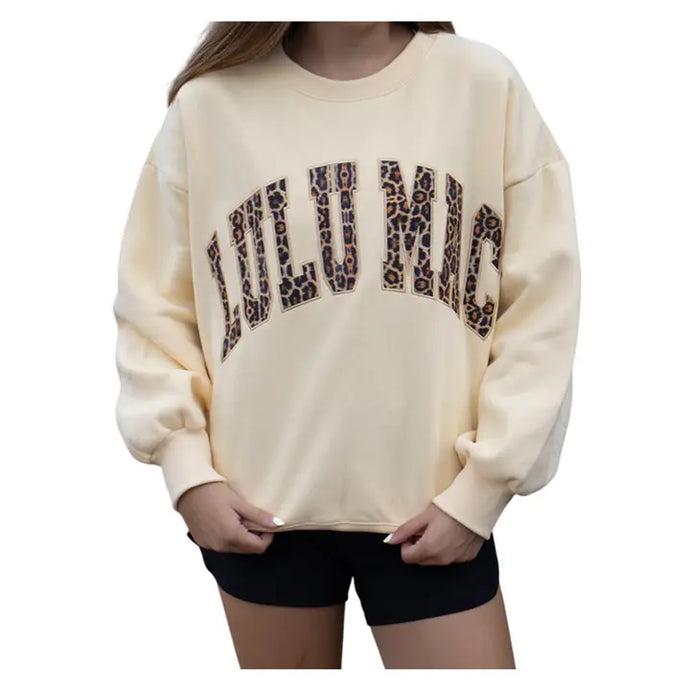 LULU MAC Butter Yellow Sweatshirt