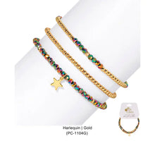 Petite Crystal Trio | Stretch Bead Bracelets - Multiple Options