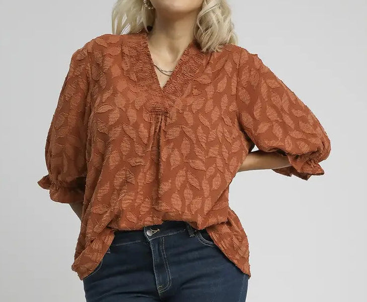 Falling Leaves Top - Regular & Curvy