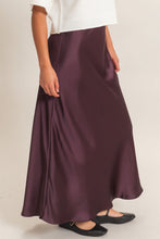 Dark Cherry Maxi Skirt