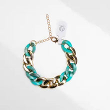 Resin Chain Bracelet - Multiple Colors