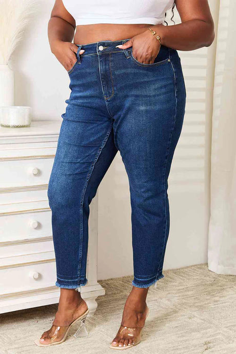 Judy Blue Relaxed Hem Jeans - Regular & Curvy