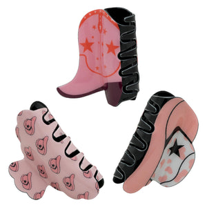 BRACHA PREPPY COWGIRL HAIRCLIP-3 DESIGNS