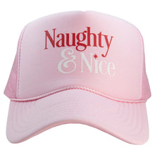 Naughty & Nice Trucker Hats