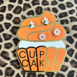 Laura Janelle Cupcake Kids Stud Earring Sets-Multiple Options