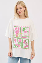 Amalfi Coast Elements Graphic Oversized Seamless Box Tee