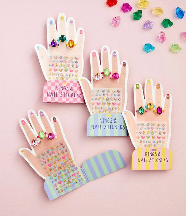 Rings & Nail Sticker Set