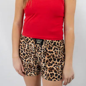 LULU MAC Leopard Boxer Shorts