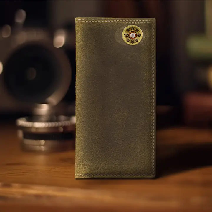 Zep-Pro Vintage Tan Leather Secretary Wallet - Multiple Options