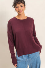 Someday Sweater - Dark Cherry or Black