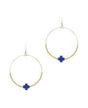 Colorful Cross Hoops - Multiple Options