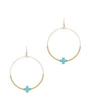Colorful Cross Hoops - Multiple Options