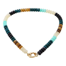 Multi Knot Bead Necklace - Multiple Colors