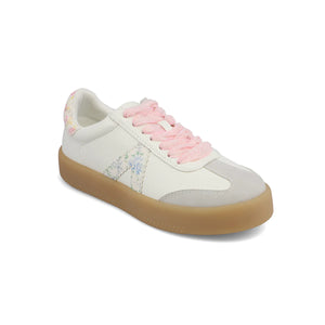 Axel White Floral Sneaker