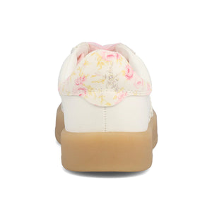 Axel White Floral Sneaker