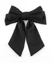 Satin Bow Barrette - Multiple Options