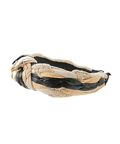 Twisted Leather Headband - Multiple Colors