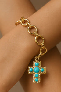 Ella Bracelet - Turquoise or Pearl